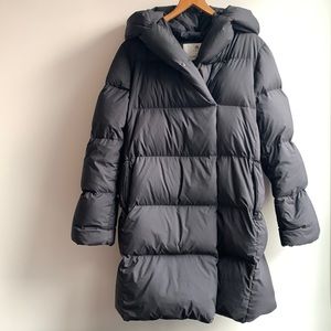 SOLD Babaton The Duvet Puffer Mid 700 Down-Filled Black Large
